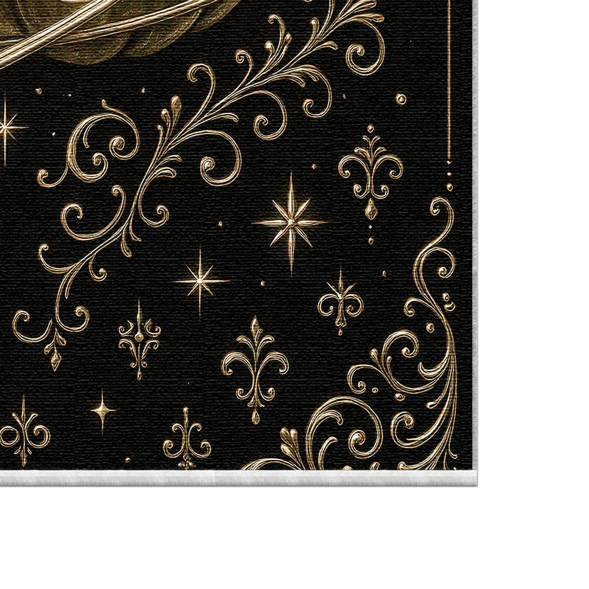 Gold Pumpkin Hallowen Rug