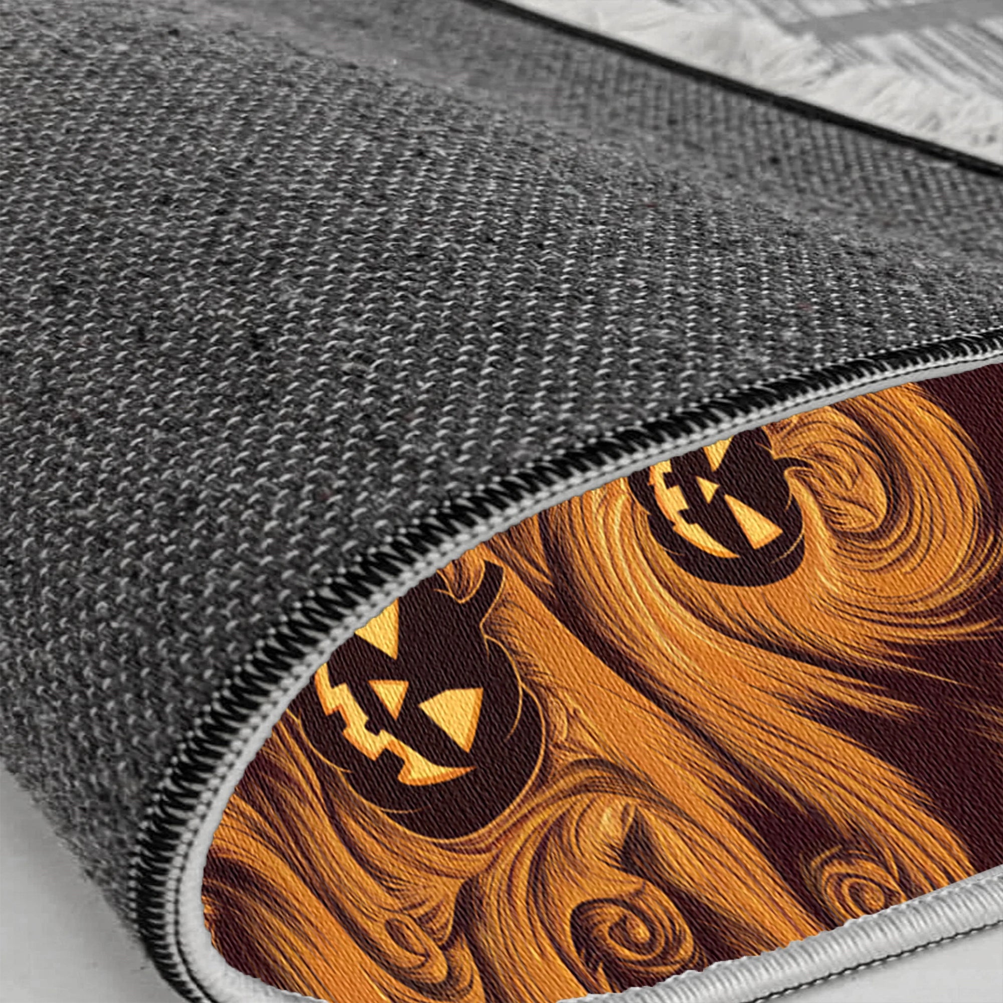 Vortex Glow Pumpkin Rug