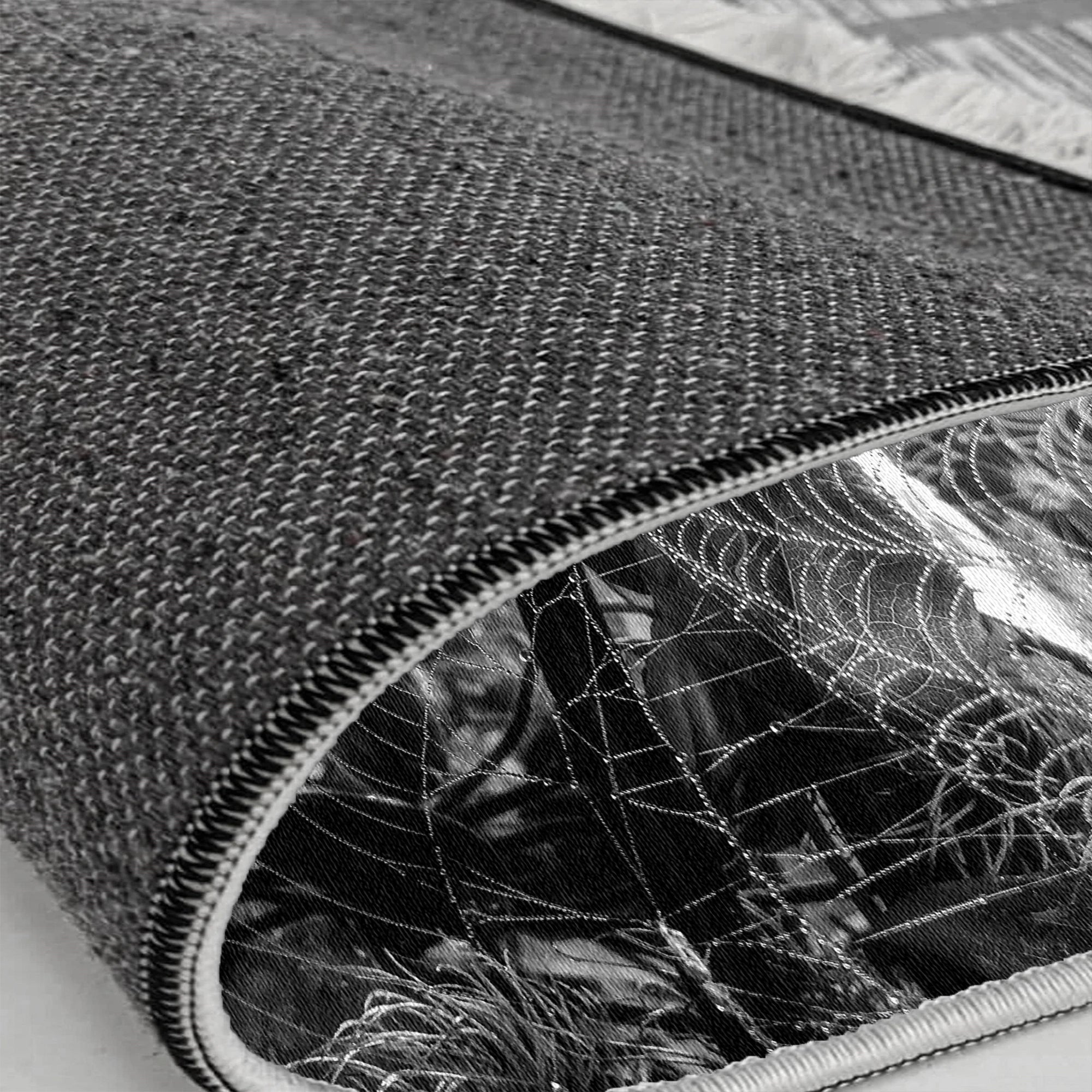 Gothic Spiderweb Halloween Rug