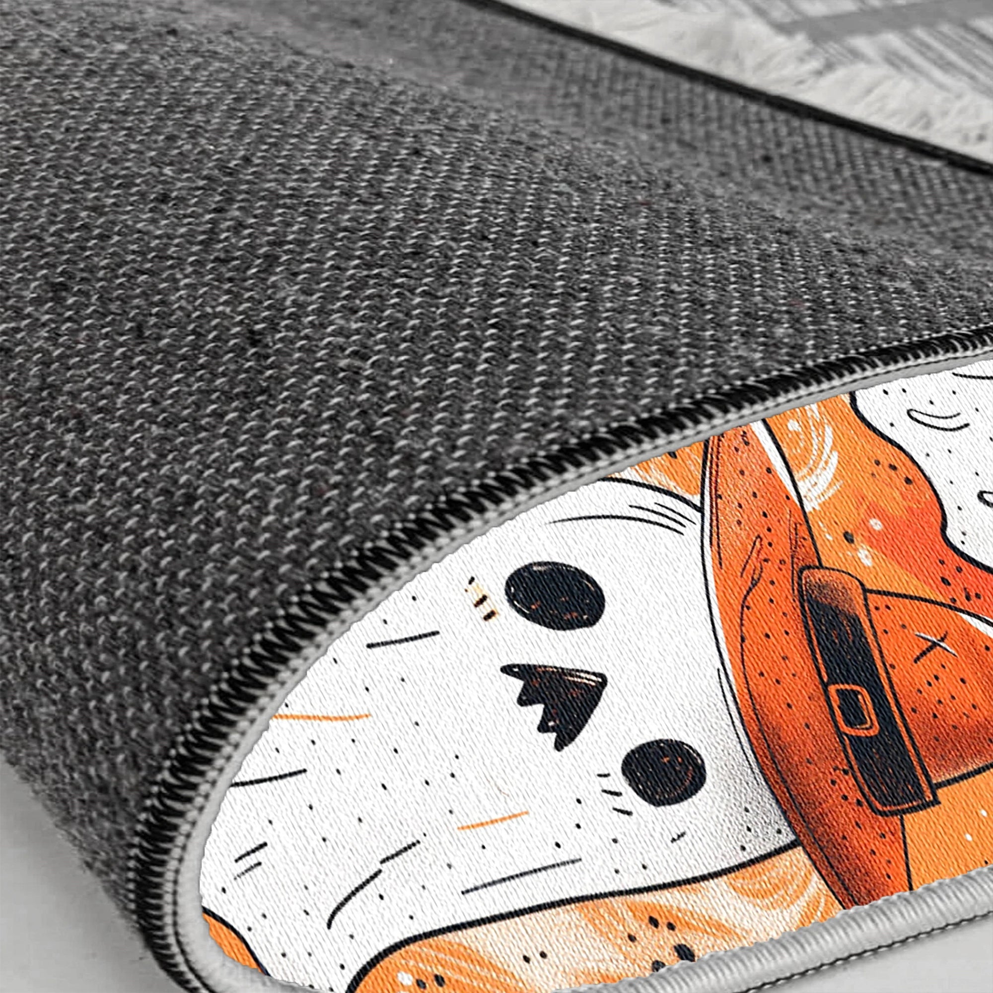 Gothic Horror Pumpkin Skull Rug