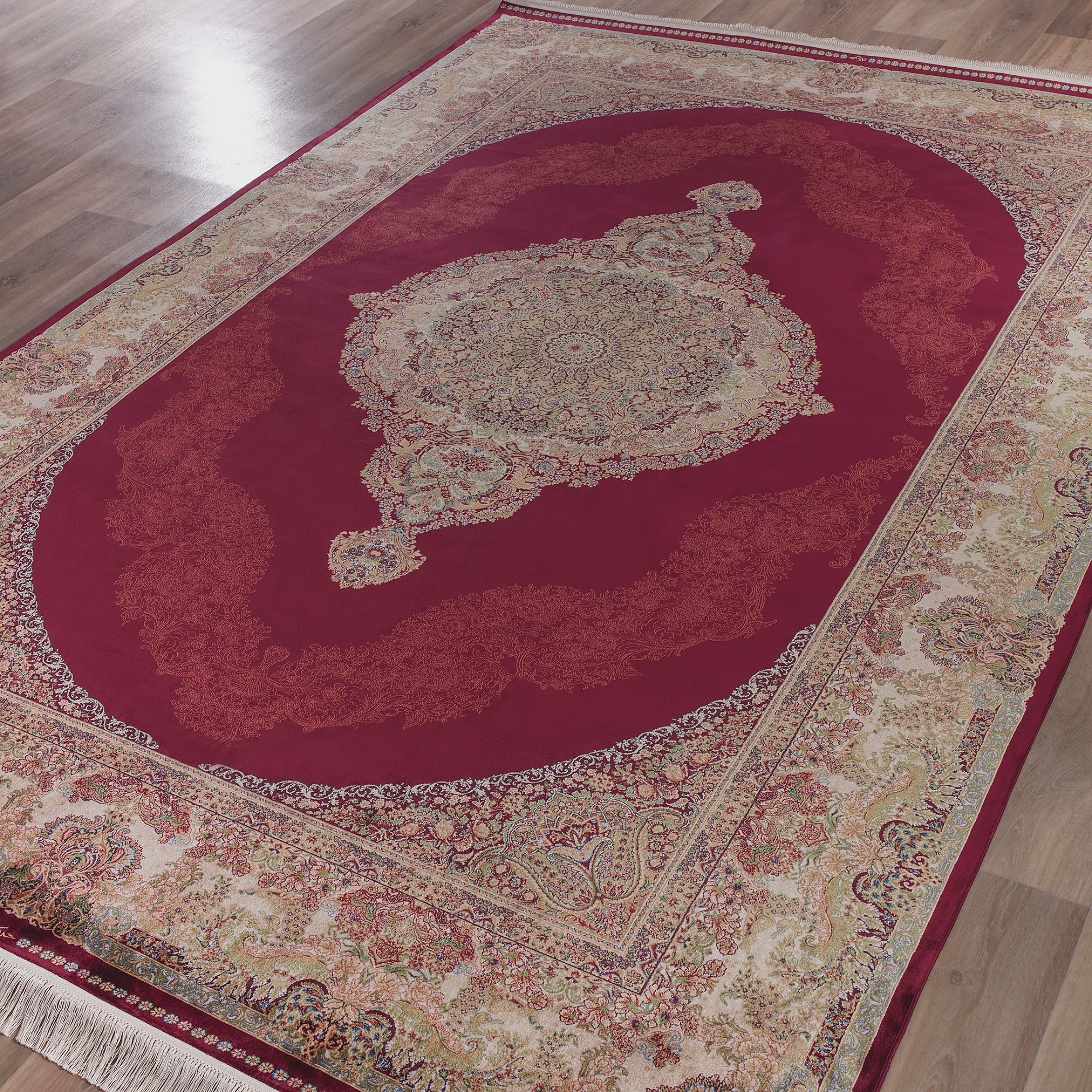 Royal Elegance Handmade Pure Silk Rug