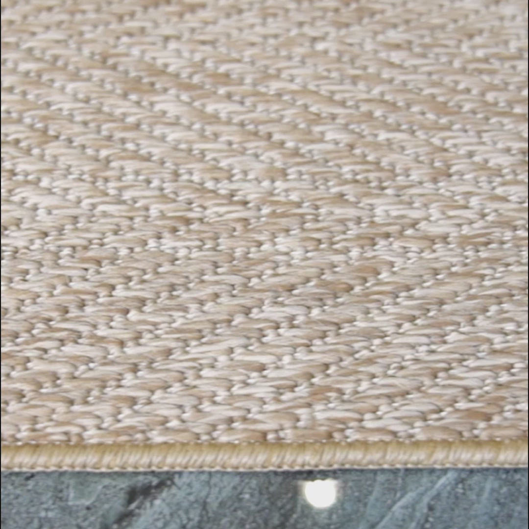 Desert Herringbone Natural Jute Rug