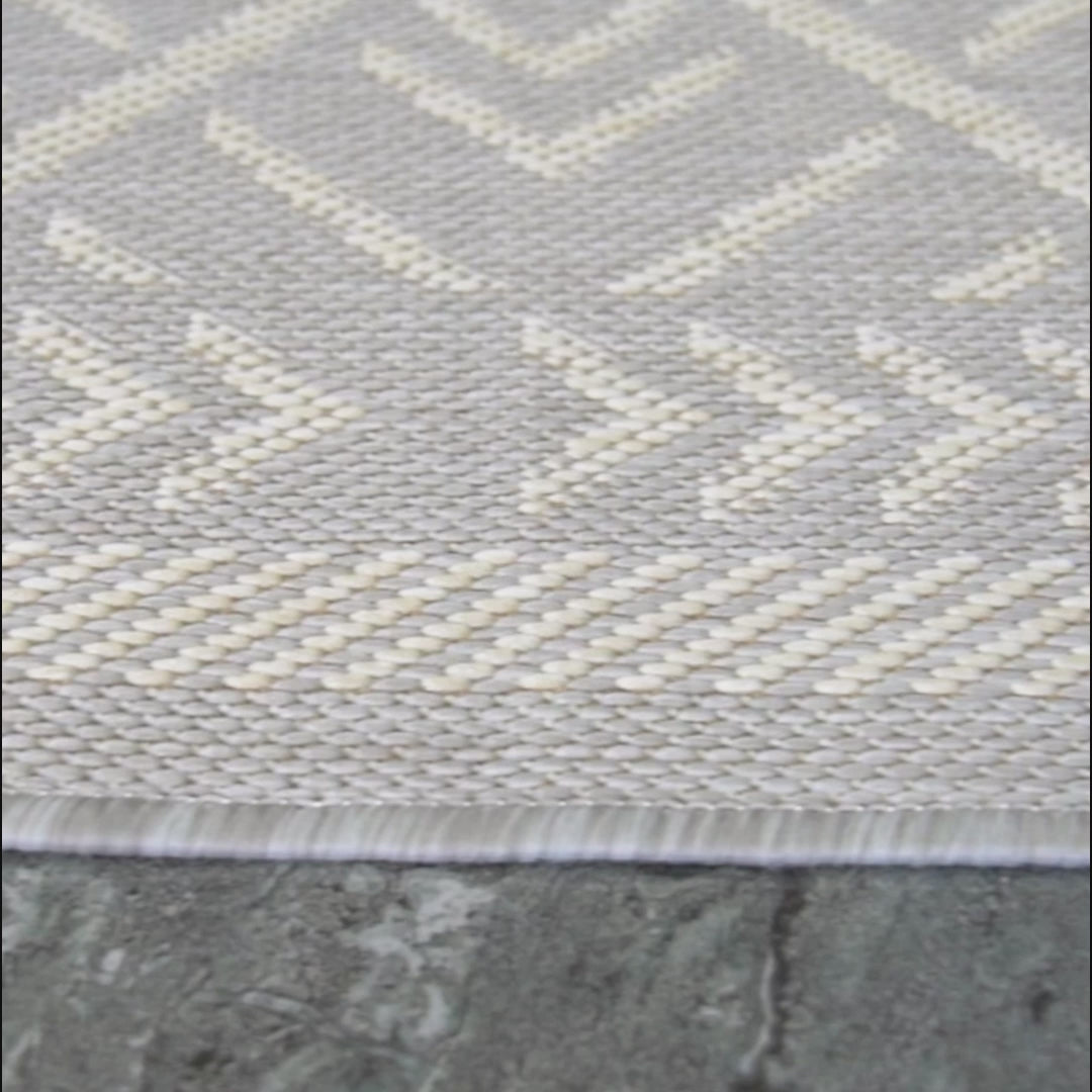 West Natural Sisal Rug Gray