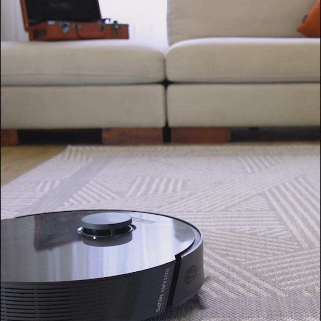 Mixed Lines Naturel Sisal Rug Gray