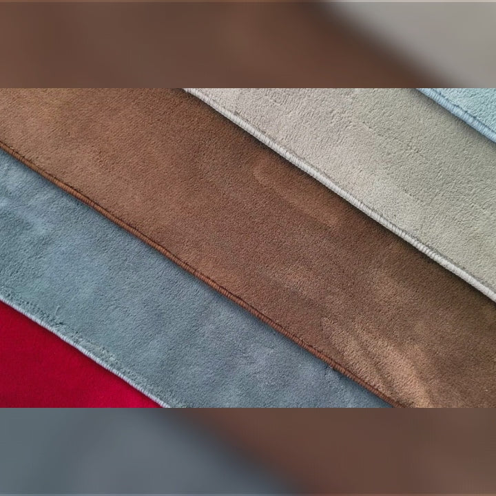 Plain Color Premium Decor Rug | Silver